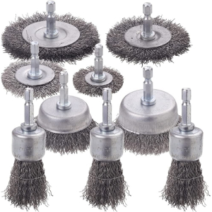STEEL WIRE WHEEL & CUP BRUSH