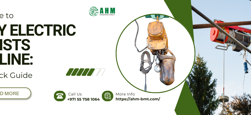 buy electric hoists online