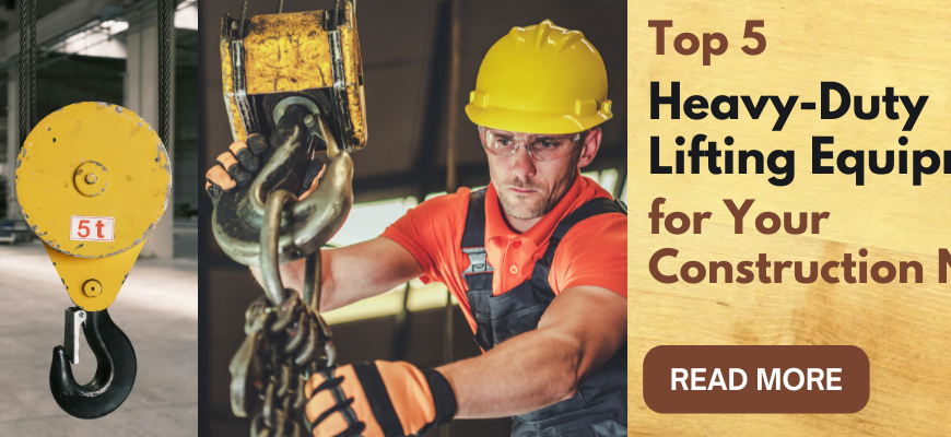 heavy duty lifting equipments