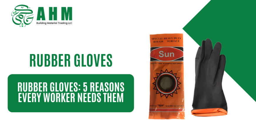rubber gloves