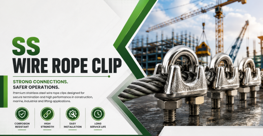 SS wire rope clip